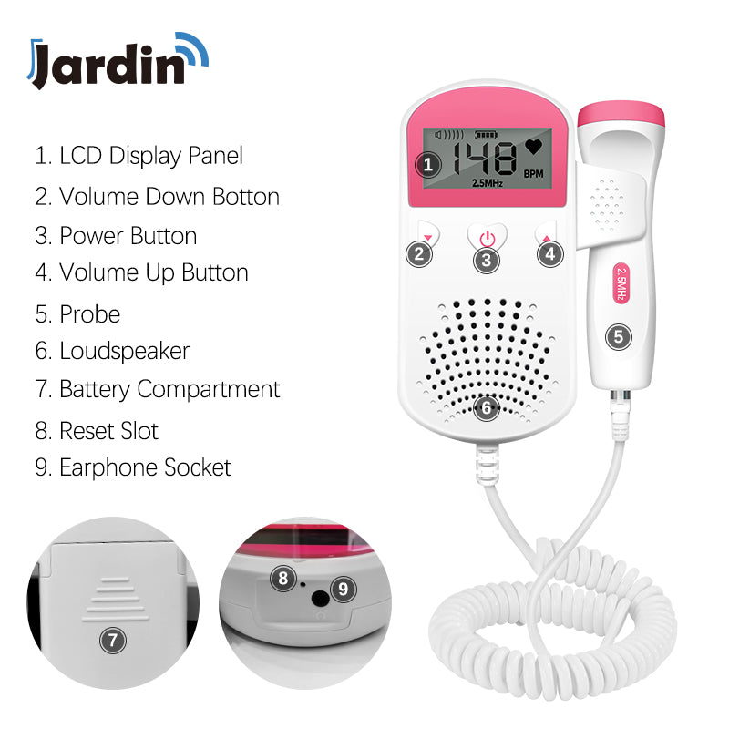 BumpBeat™ Home Pregnancy Fetal Heart Rate Monitor