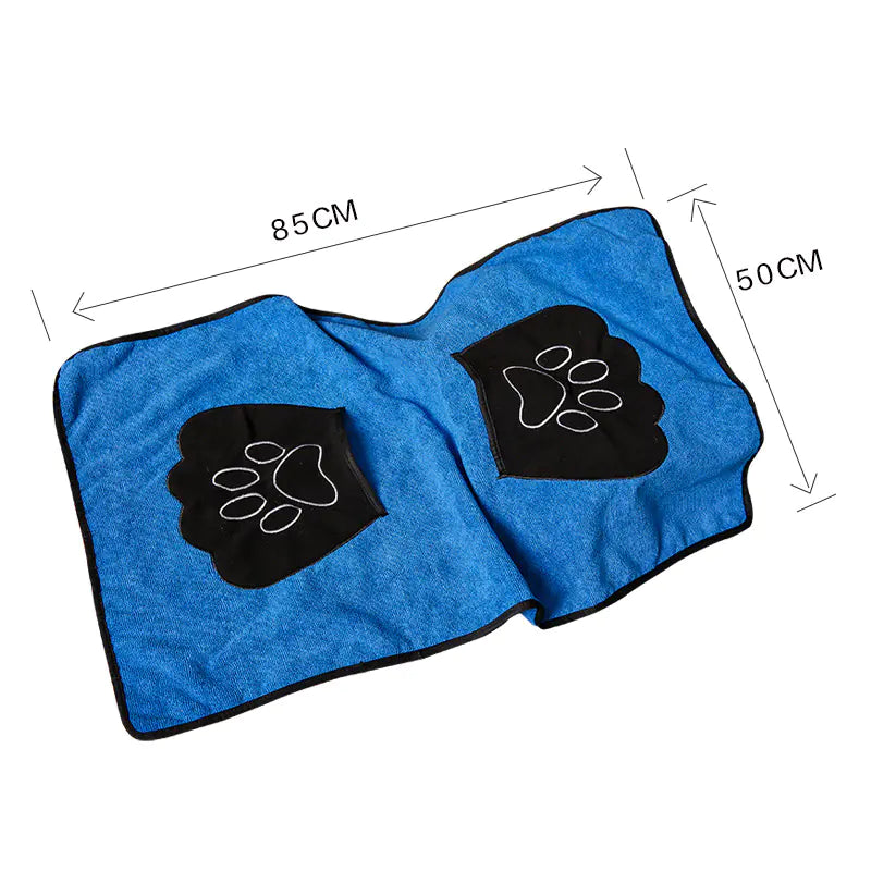 Universal Absorbent Bath Towel for Pets, Quick-Dry