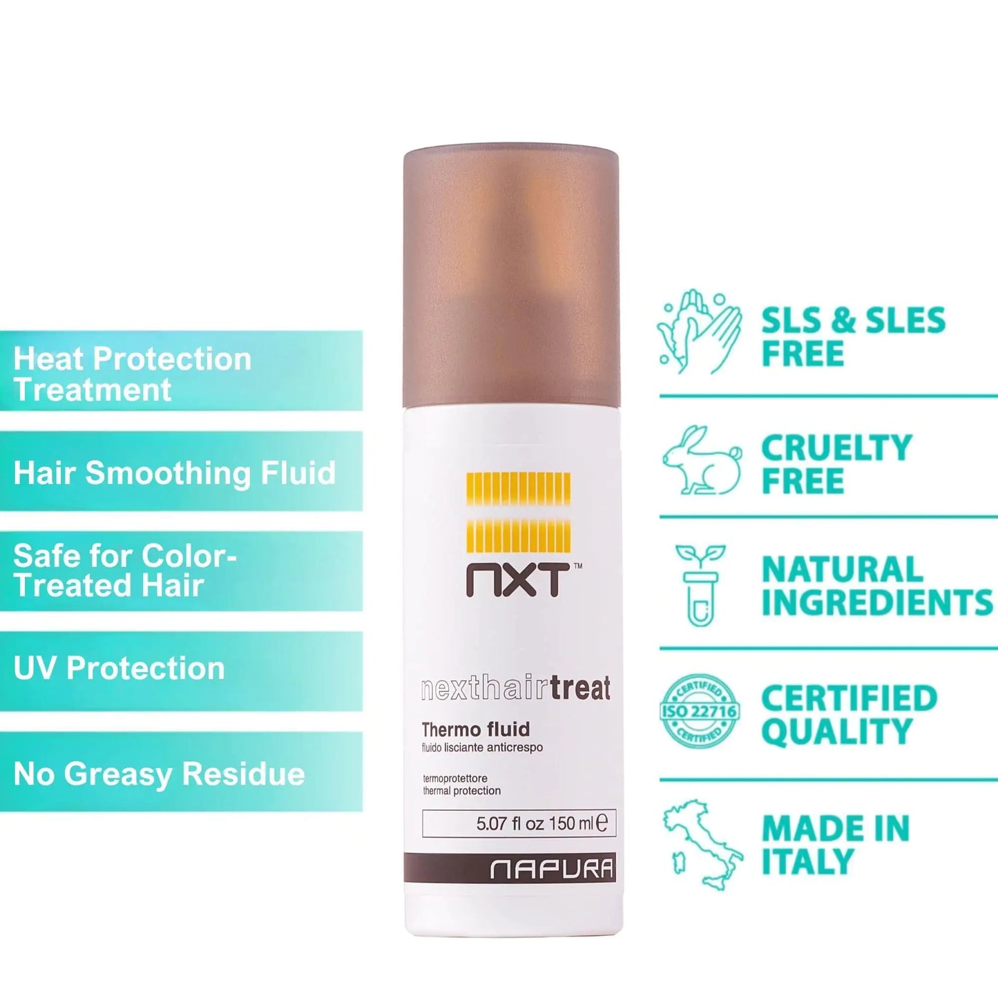 Hair heat Protectant Flat Iron Treatment 5.07 fl oz