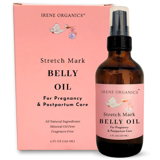 GlowBump™ Organic Belly Oil for Pregnancy Stretch Mark Prevention and Treatment