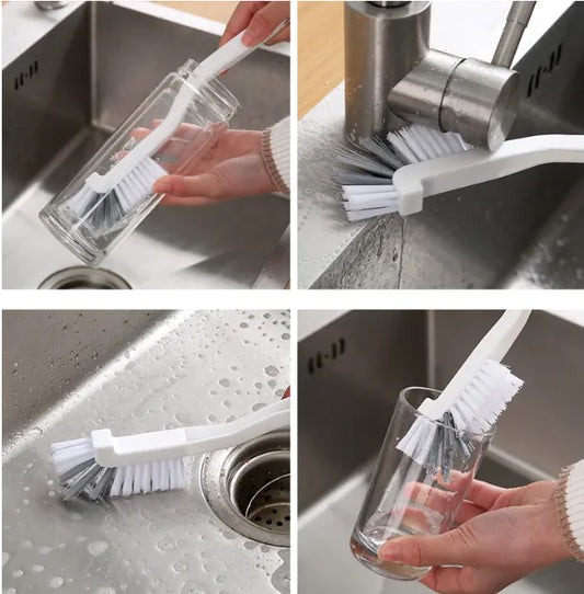 Long Handle Bottle Glass Tube Cleaning Brush Kit