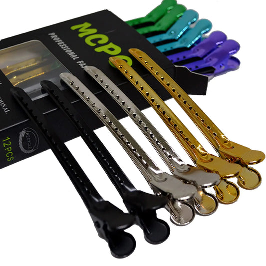 KACYDI 12 Pcs Metal Hair Clips for Styling Sectioning and Curling